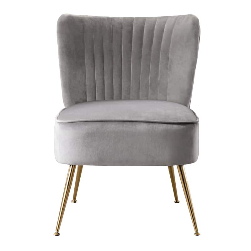 Haven Contemporary Velvet Upholstered Accent Chair