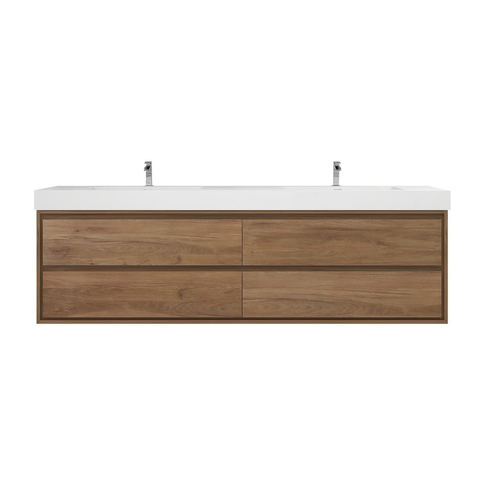 Morava 84" Floating Vanity with Double Sink - 84
