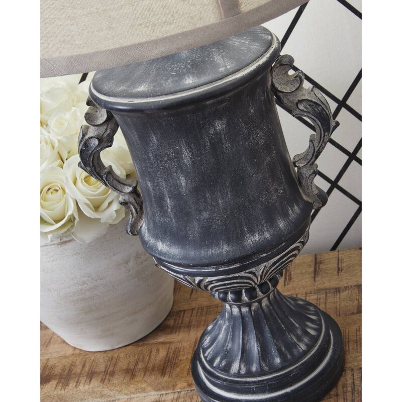 Signature Design by Ashley Morvanford Black Table Lamp - 17"W x 17"D x 32"H