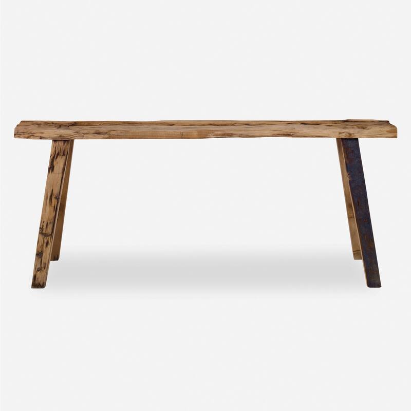 Handcrafted Rustic Rectangular Bench - 50"