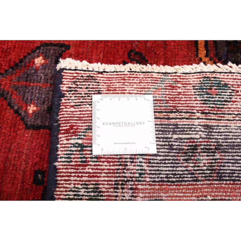 ECARPETGALLERY Hand-knotted Andelz Red Wool Rug - 4'7 x 8'8