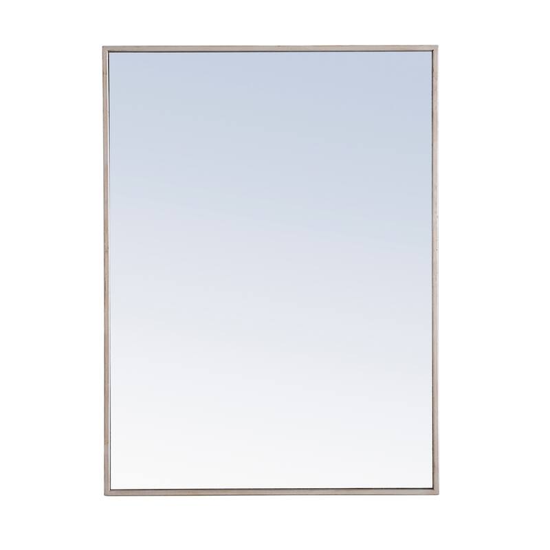 Strick & Bolton Posey Rectangular Metal Mirror