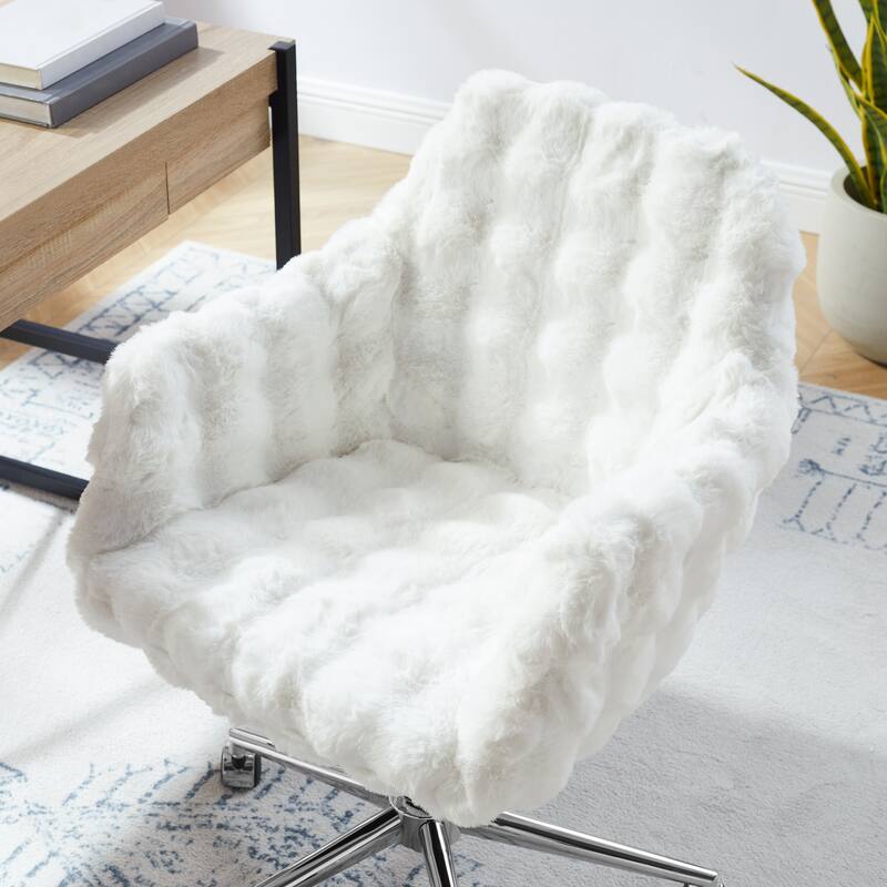 Fiona Office Chair White Cloud Bubble