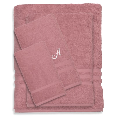 Authentic Hotel and Spa 100% Turkish Cotton 4PC Denzi Towel Set