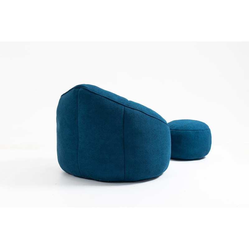 High Pressure Bean Bag Chair With Footrest