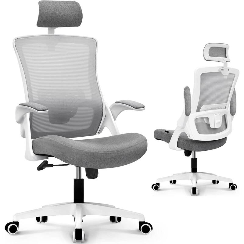 Neo Ergonomic Office Chair with Flip-up Arms and Adjustable Headrest