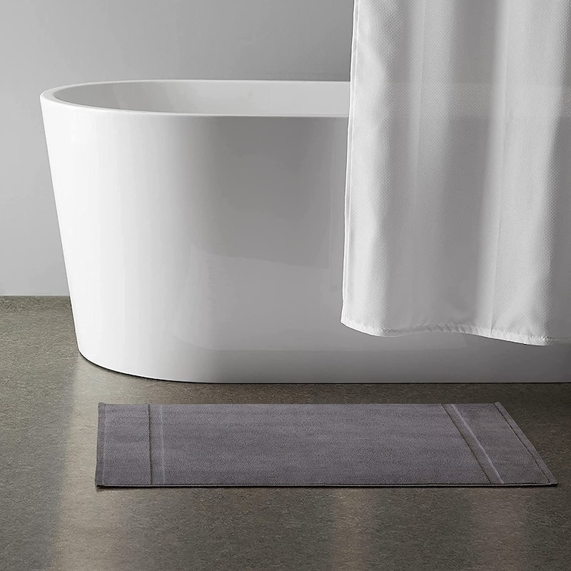 GOTS Certified Organic Cotton Feather Touch Quick Dry 900 GSM Bath Mat, 20"X33"