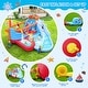 preview thumbnail 5 of 5, 9-in-1 Inflatable Water Slide Park w/ Dual Slides & Jump Area - 200*196*100 in