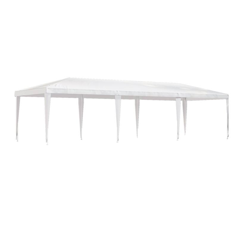 EROMMY 10x30 FT Party Tent - Waterproof Canopy with 8 Removable Sidewalls, Outdoor Gazebo for Weddings & Events - 10'x30'