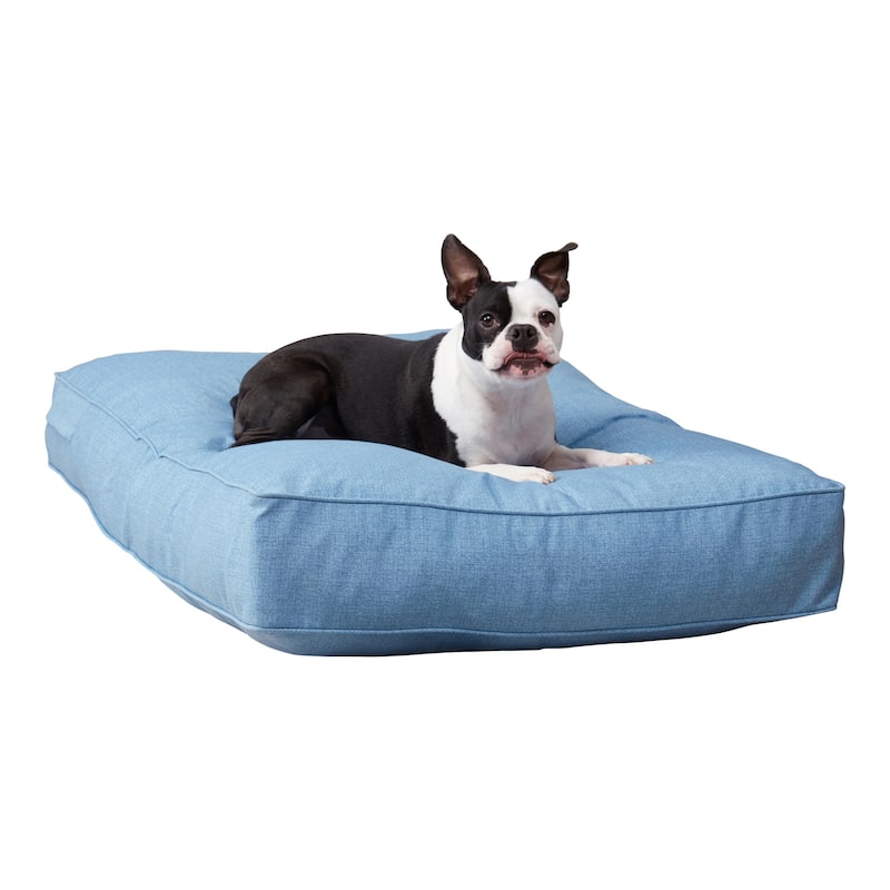 Happy Hounds Casey Rectangle Indoor/Outdoor Dog Bed - Medium (42"x30") - Denim