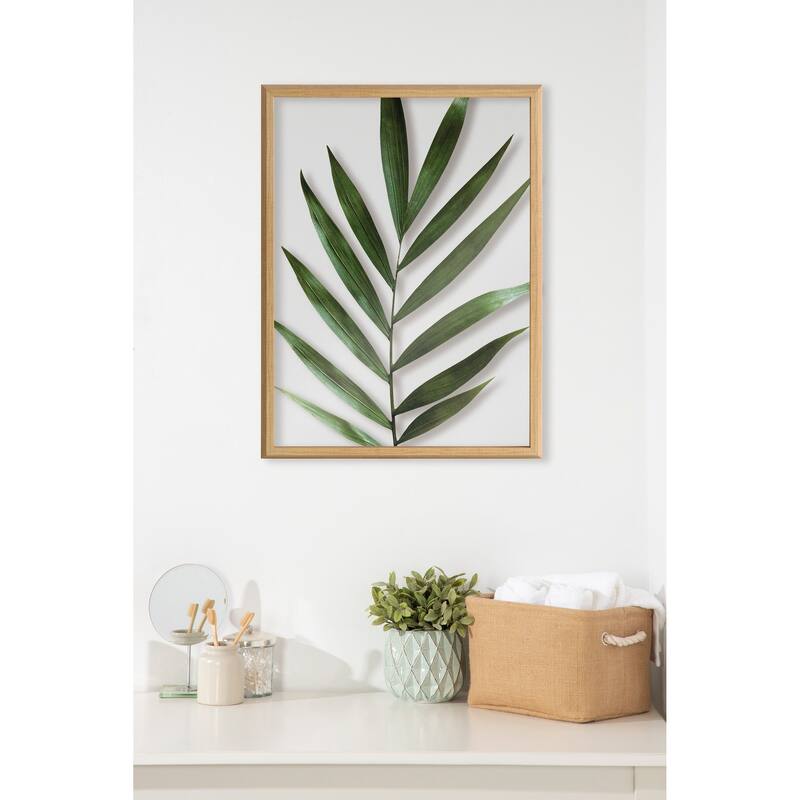 Kate and Laurel Blake Botanical 5F Printed Glass by Amy Peterson