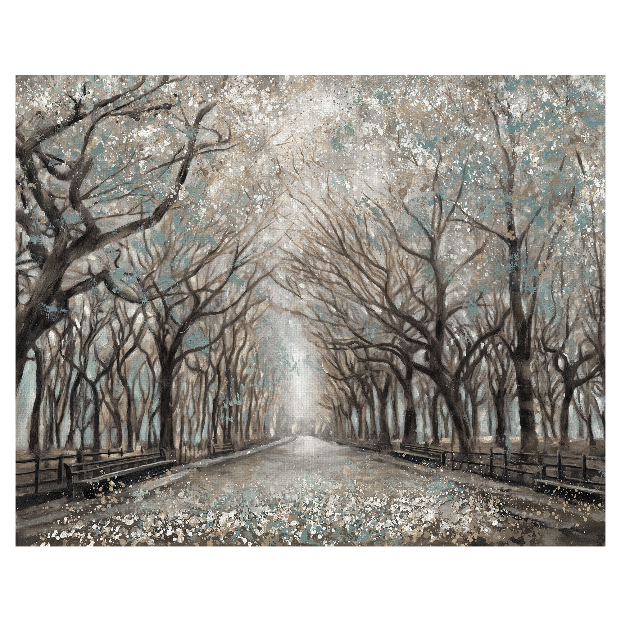 Momentary Quiet Platinum by Frank Parson Canvas Art Print