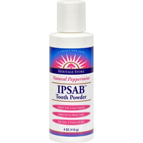 Heritage Products IPSAB Toothpowder Peppermint - 4 oz