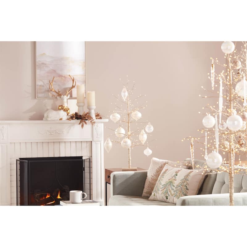 Gold LED Twig Tree 36"H - N/A