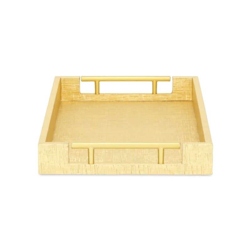Lusan Faux Shagreen Tray with Handles