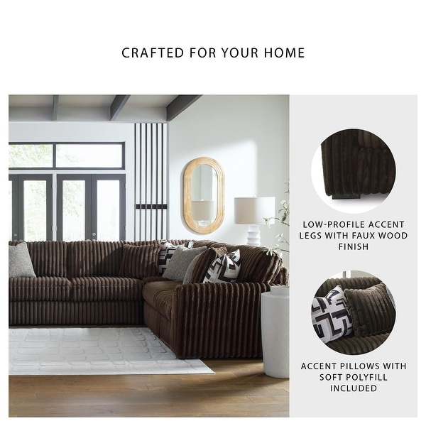 Signature Design by Ashley Midnight-Madness 4-Piece Sectional with