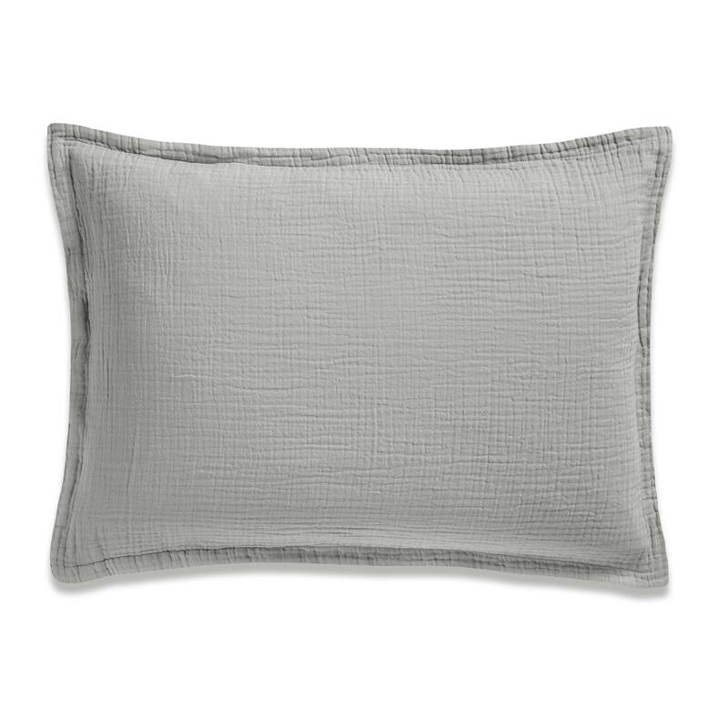 Airply King Sham - Gray