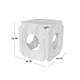 Carson Carrington Shorewood Cat Hut Cube/Stool