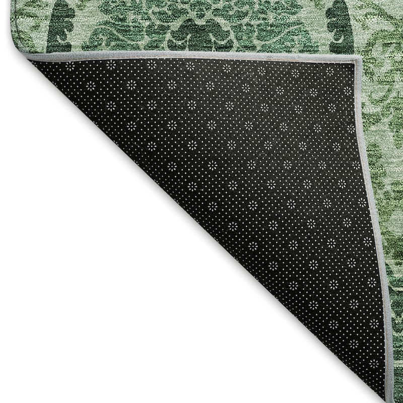 Premium Washable Super Soft Modern Damask Mayfield Rug