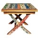 preview thumbnail 8 of 6, Marina Del Rey Recycled Teak Wood Boat Folding Side Table