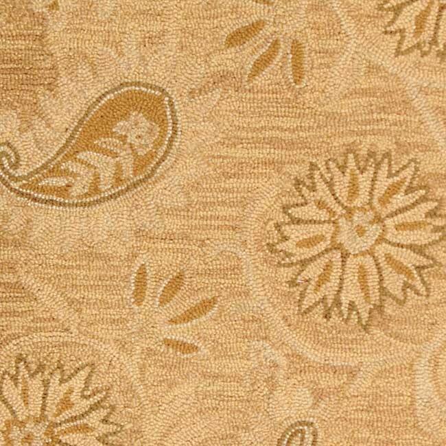 SAFAVIEH Handmade Berkeley Paisley Dosha Botanical Wool Rug