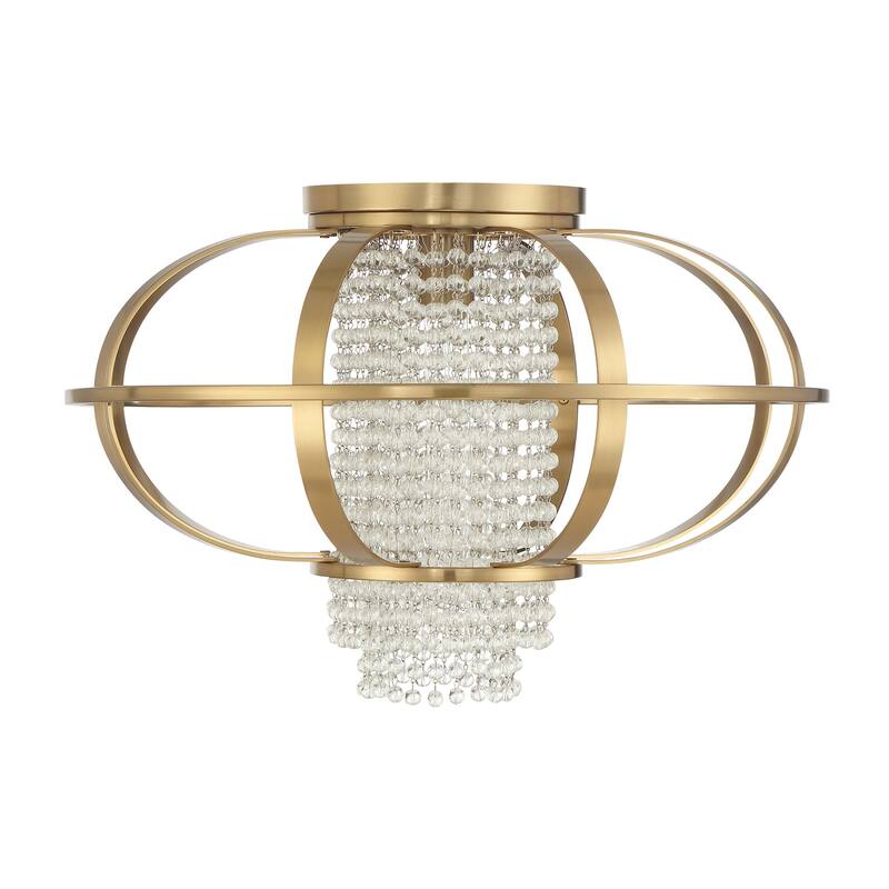 Savoy House 6-5218-1 Idlewild 20" Wide LED Flush Mount Ceiling Fixture