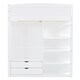 preview thumbnail 7 of 46, Loft Bed with Desk, Wardrobes, 4 Drawers and 4 Shelves