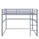 preview thumbnail 6 of 31, Metal Loft Bed Full with Guardrails, Flat Ladder, Kids, Teens, Adults