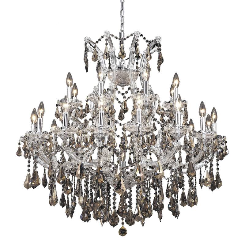 Fleur Illumination 24 light Chrome Chandelier