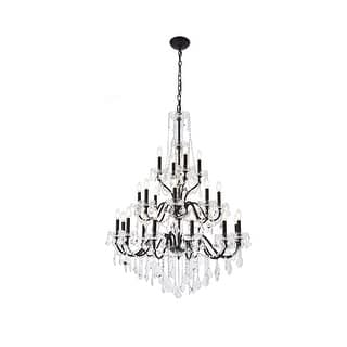 Fleur Illumination 24 light Dark Bronze Chandelier