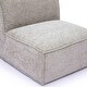 preview thumbnail 15 of 13, Mindy Chenille Basketweave Armless Chair