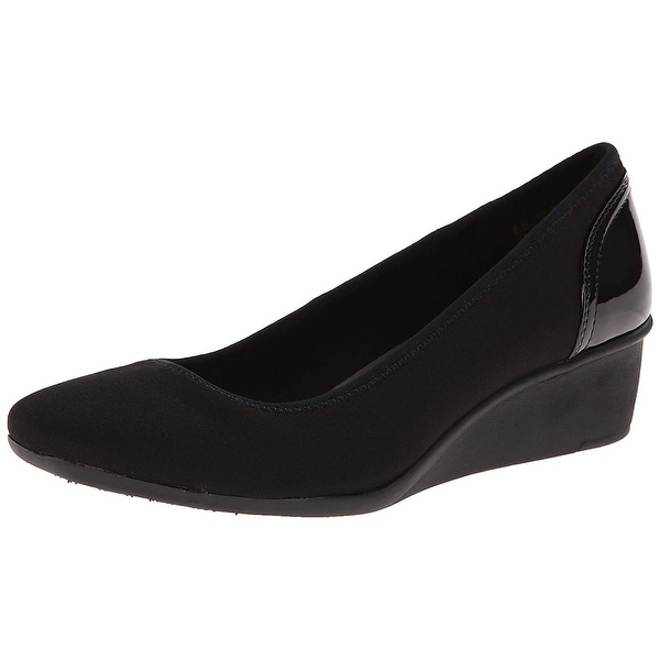 anne klein sport women's wisher fabric wedge pump