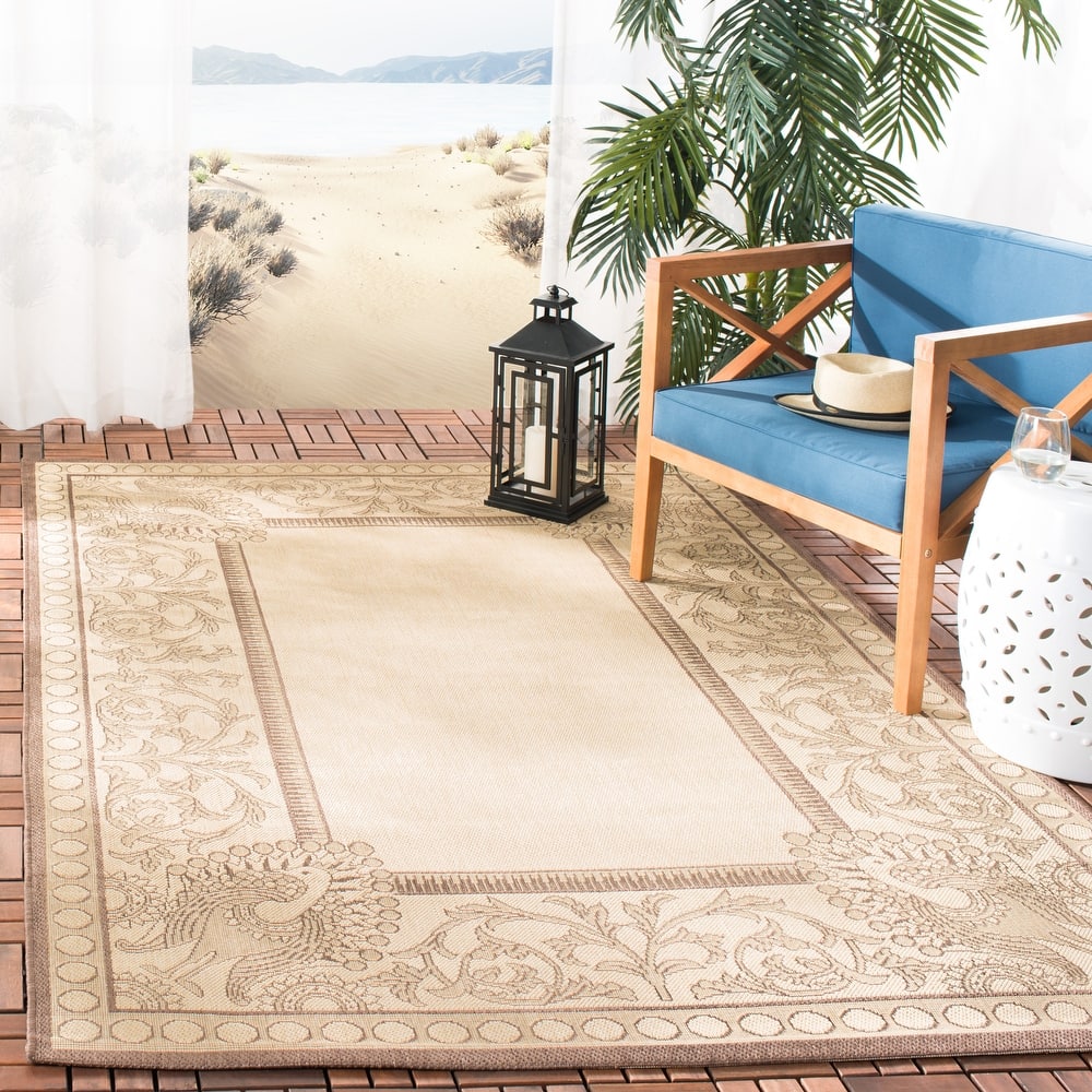 SAFAVIEH Courtyard Kitija Indoor/ Outdoor Waterproof Patio Backyard Rug