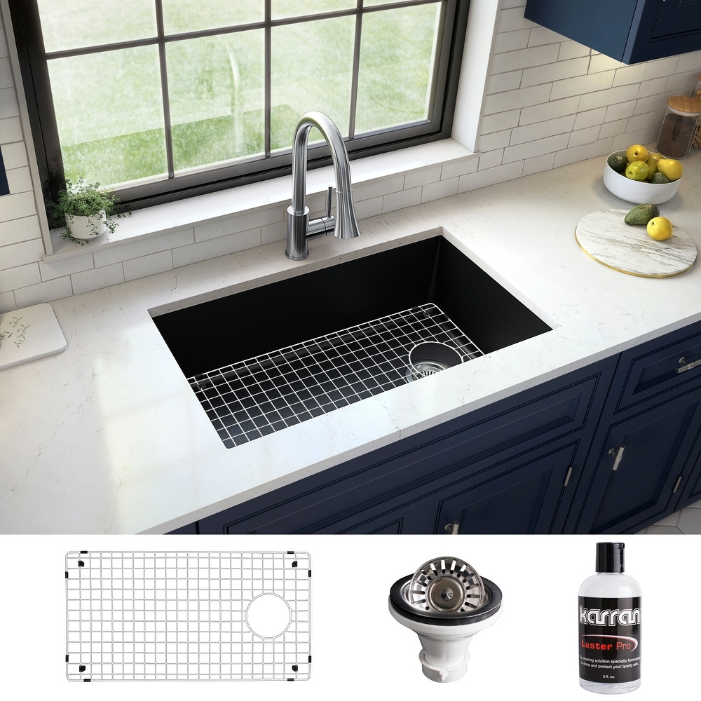 All-In-One Stainless Steel Kitchen Sink Set with Fixtures and Accessories