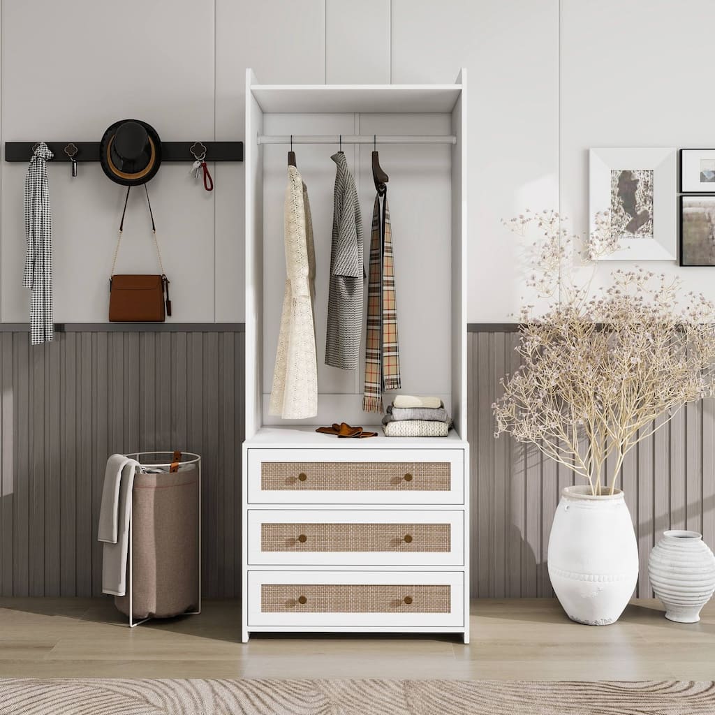 Closet Cabinet Wardrobe Closet Organizer Armoire