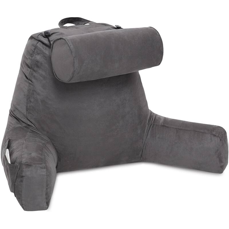 Husband Bedrest Micro-Suede Reading Pillow
