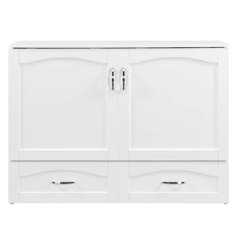 Full Size Murphy Bed Wall Bed with drawer