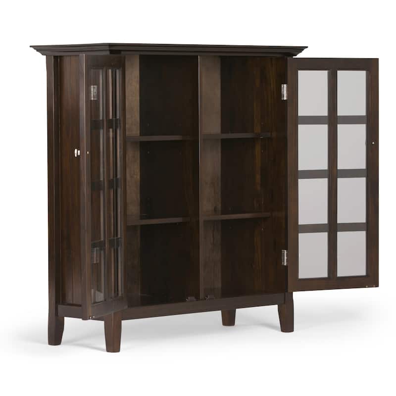 WYNDENHALL Normandy 39-in. Solid Wood Storage Cabinet - 39"w x 17"d x 42.2"h