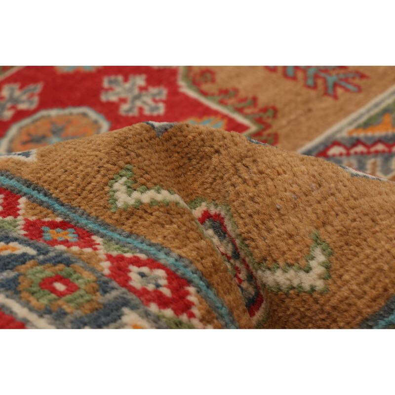 ECARPETGALLERY Hand-knotted Uzbek Ghazni Brown Wool Rug - 3'2 x 4'10