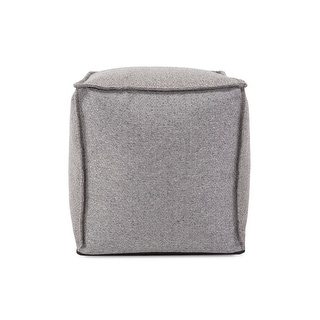 Allan Andrews Square Pouf Panama Stone
