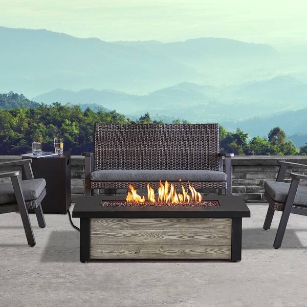 Shop Real Flame C1510lp Fairplay 48 Wide 50000 Btu Free Standing