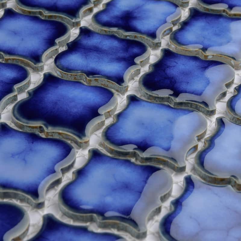 Merola Tile Hudson Tangier Sapphire 12-3/8" x 12-3/8" Porcelain Floor and Wall Tile