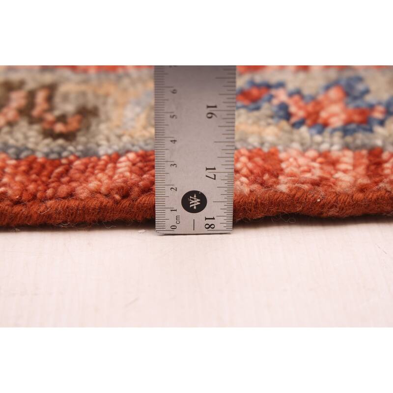 ECARPETGALLERY Hand-knotted Jules Serapi Dark Copper Wool Rug - 8'11 x 11'8