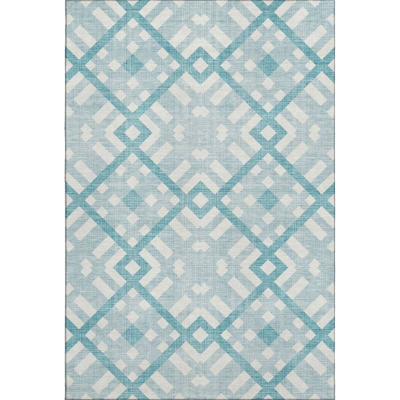 Premium Washable Super Soft Contemporary Geo Mayfield Rug