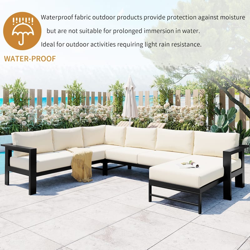 U-shaped Multi-person Outdoor Sofa Set