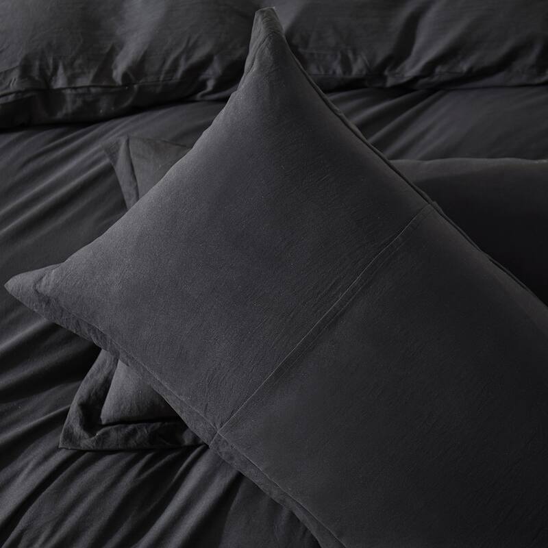 Nestl Premium Ultra Soft Pre-washed Duvet Cover Set with Zipper Closure and Corner Ties