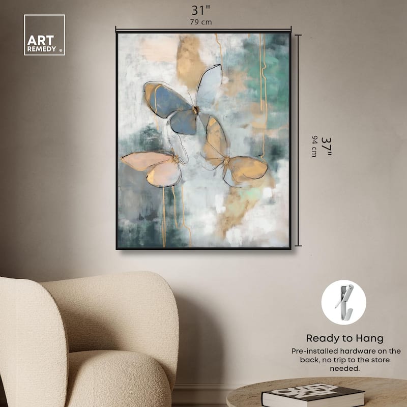 Butterflies Dream II Canvas by Art Remedy