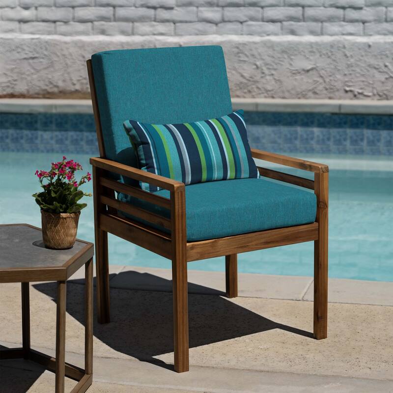 Outdoor Highback Dining Chair Cushion