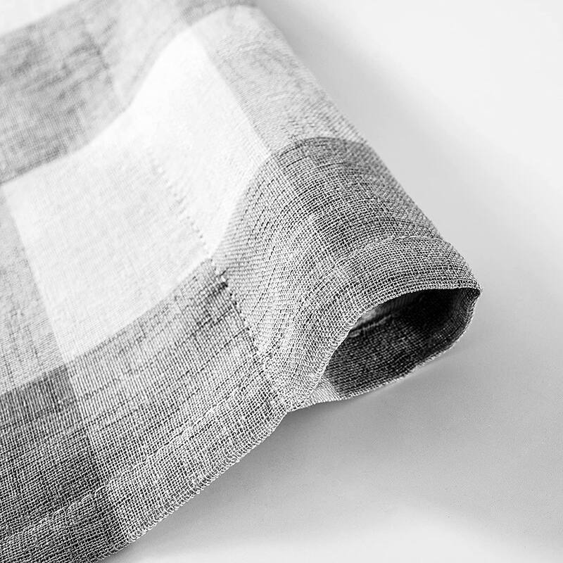 DriftAway Buffalo Check Woven Plaid Pattern Lined Blackout Rod Pocket Window Curtain Valance