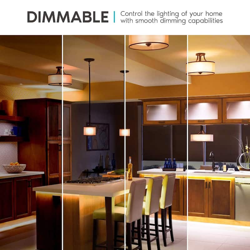 Luxrite A21 LED Bulbs 150 Watt Equivalent, 2550 Lumens, Damp Rated, Dimmable, Energy Star, E26 Base (4 Pack)